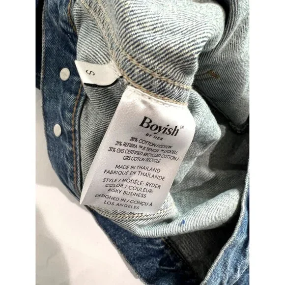 Boyish by HER Ryder Denim Jacket in Risky Business